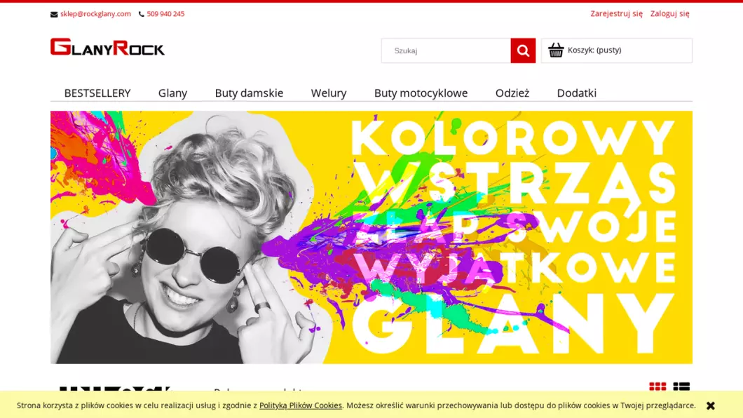 Zrzut ekranu strony
