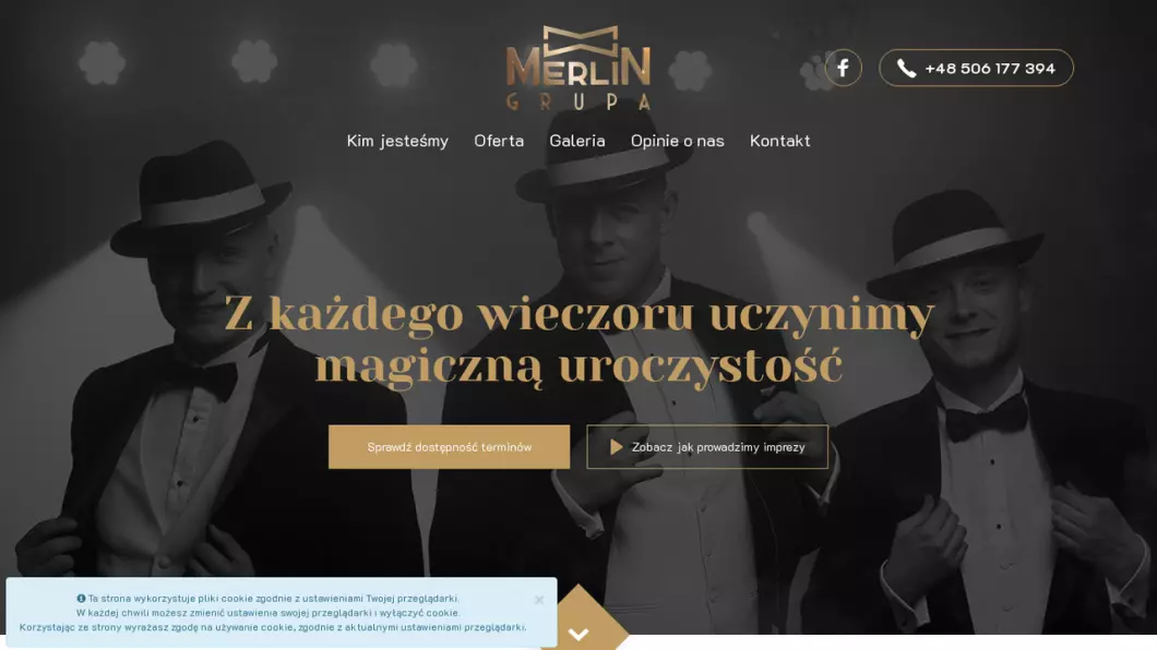 Zrzut ekranu strony